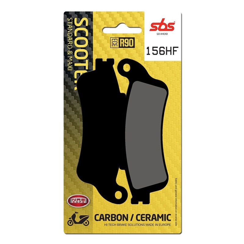 SBS FRICTION - Ceramic Front Scooter Brake Pads (SBS 735)