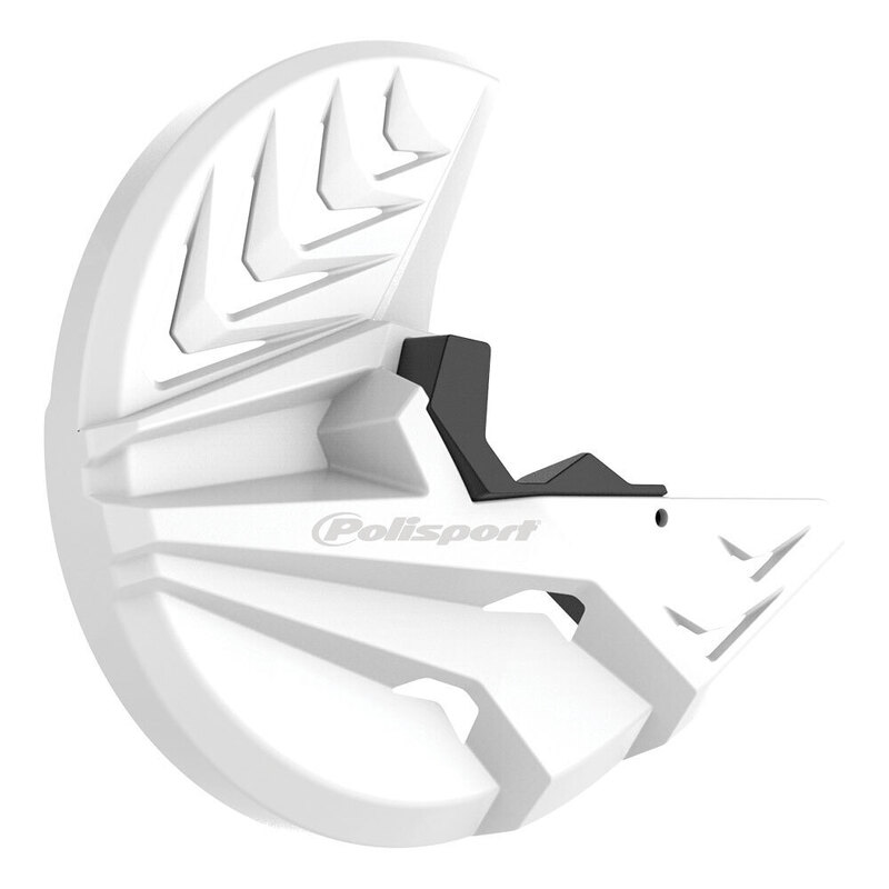 POLISPORT DISC + BOTTOM FORK PROTECTOR BETA - WHITE**