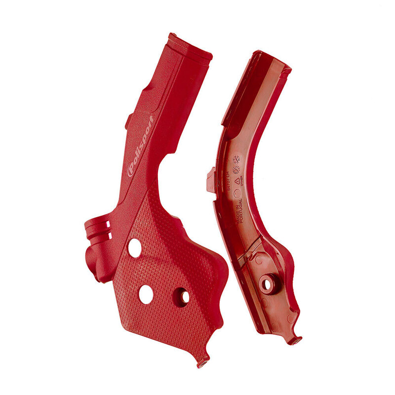 POLISPORT FRAME PROTECTORS - GAS GAS - RED