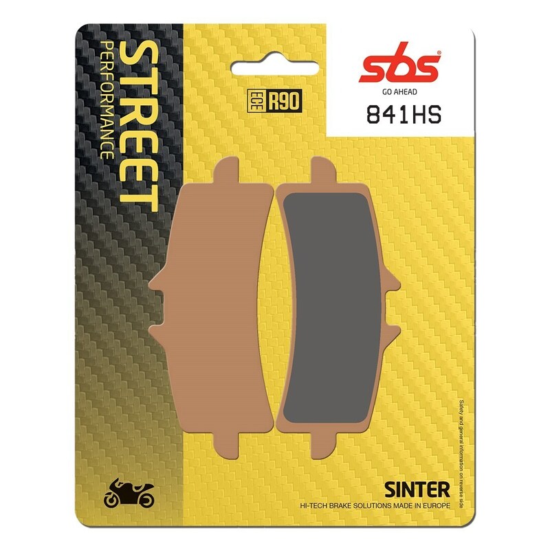 SBS FRICTION - Sinter Front Brake Pads (3.5mm backing plate)