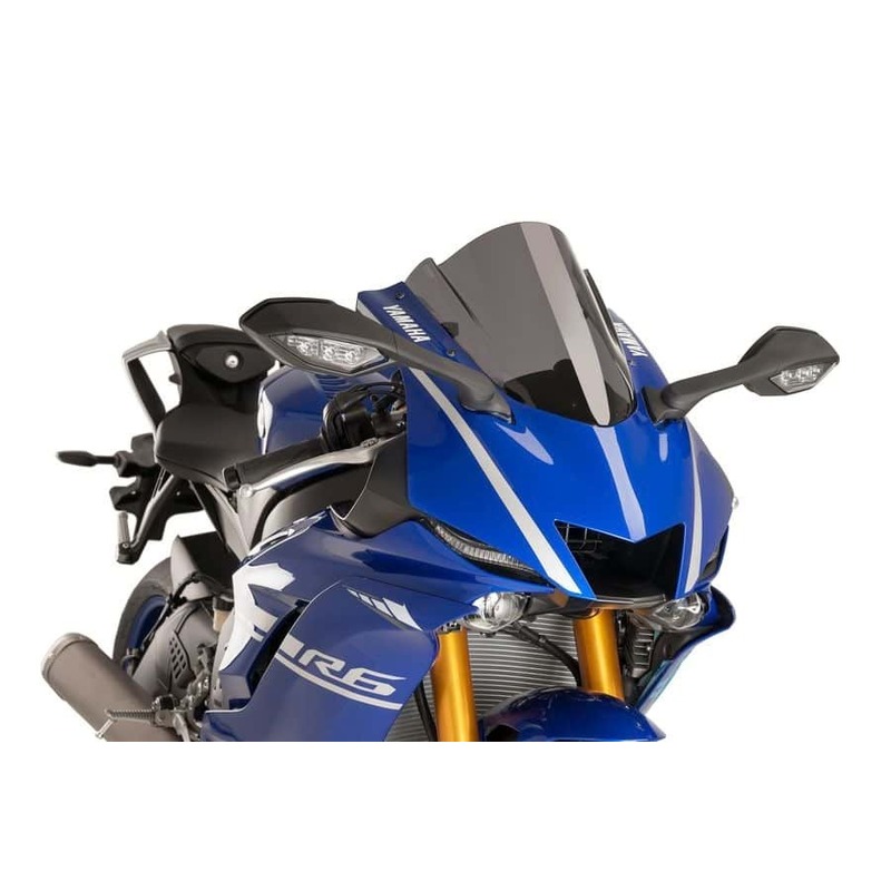 Puig Z-Racing Screen To Suit Yamaha YZF-R6 2017 - 2020 (Dark Smoke)