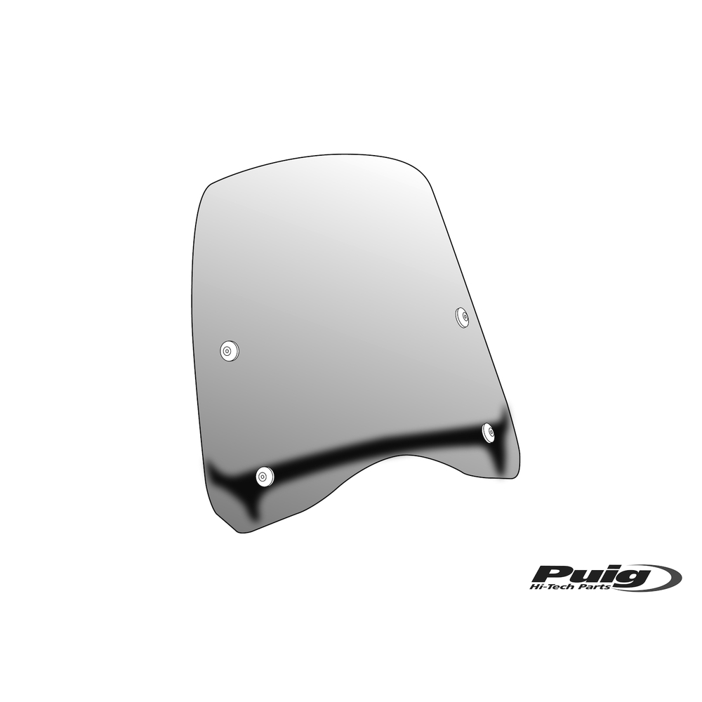 Puig T.G Windscreen For Kymco YUP and PEOPLE Scooters (Clear)