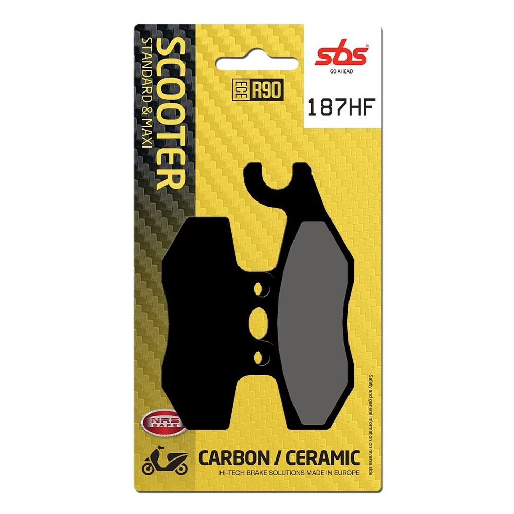 SBS FRICTION - Ceramic Front / Rear Scooter Brake Pads (SBS 818)