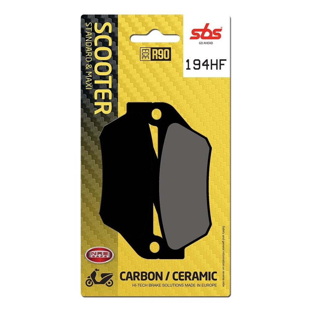 SBS FRICTION - Ceramic Front Scooter Brake Pads (SBS 837)