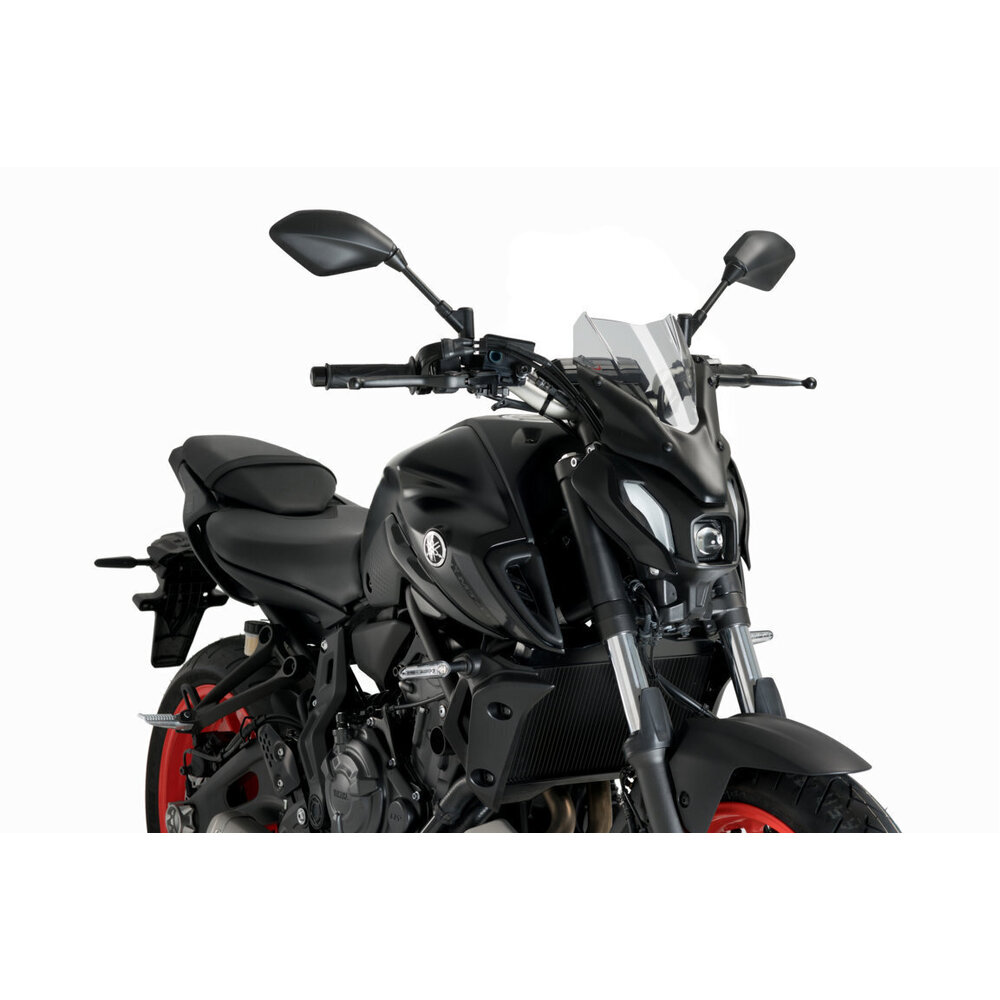 Puig New Generation Sport Screen For Yamaha MT-07 (2021 - Onwards) - Smoke