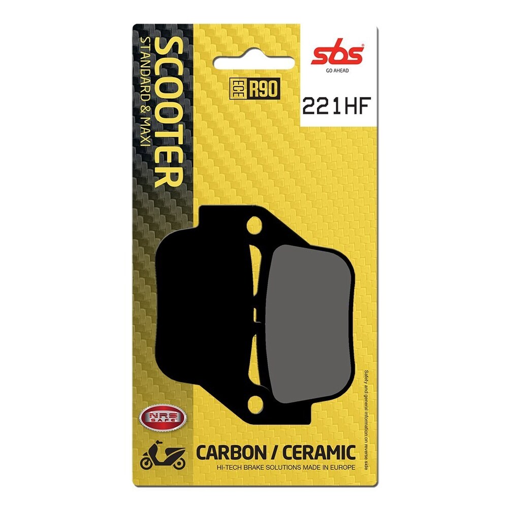 SBS FRICTION - Ceramic Rear Scooter Brake Pads