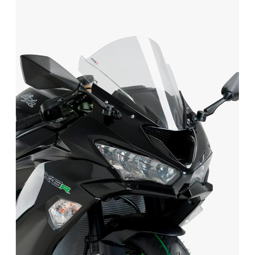 Puig Z-Racing Screen To Suit Kawasaki ZX6R (2018 - Onwards) - Clear