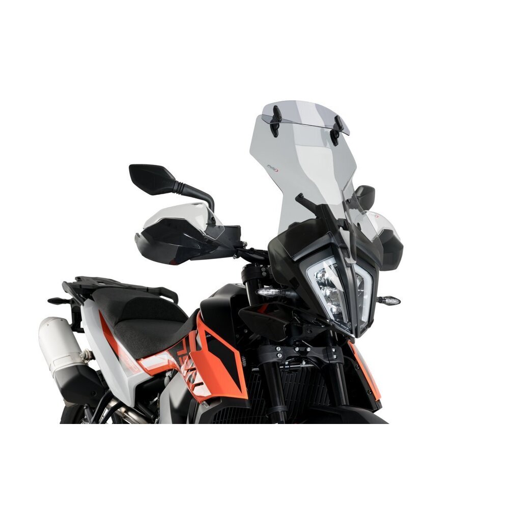 Puig Touring Screen With Visor For KTM 790 Adventure (2019 - Onwards) - Smoke