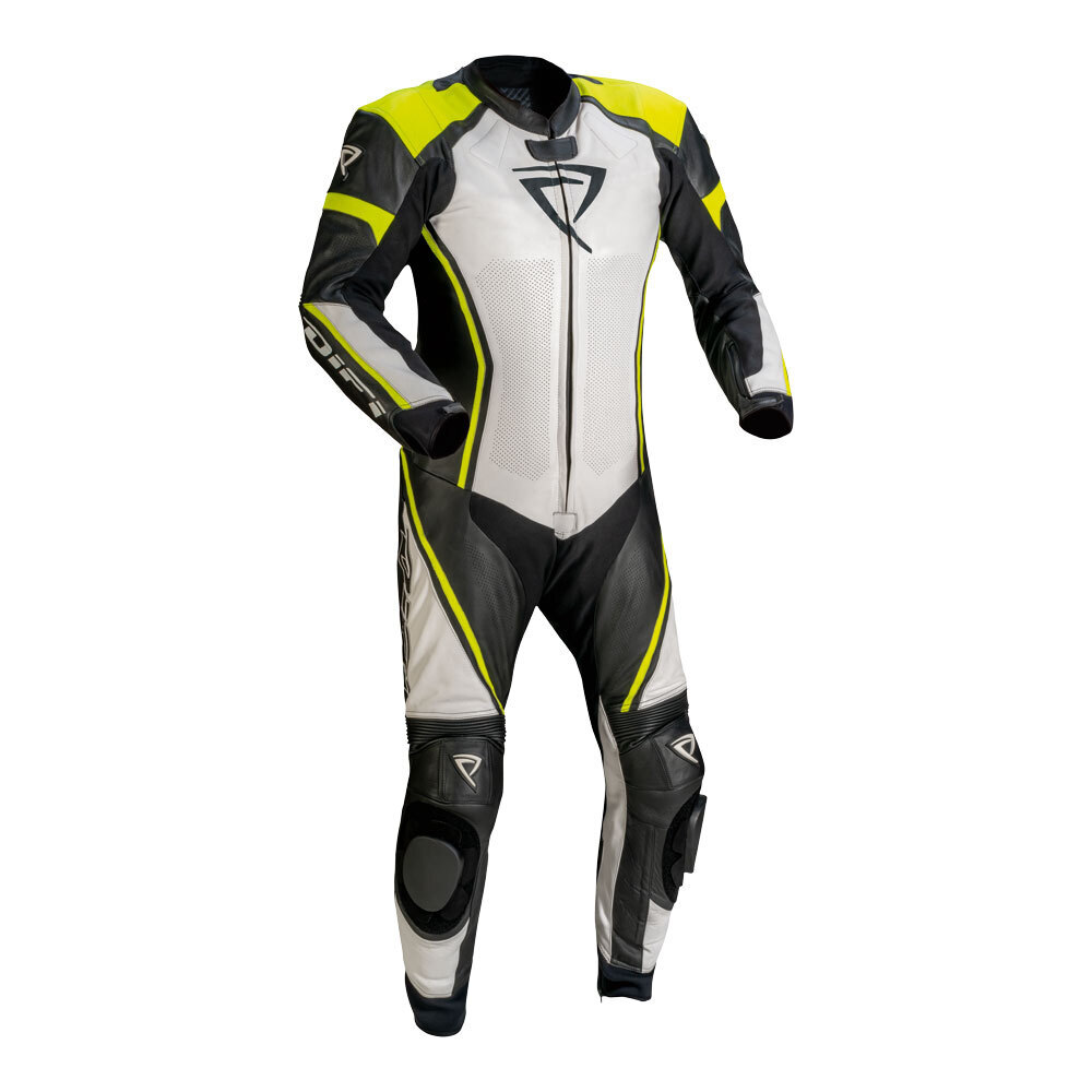 Difi Imola Suit 1PC Black/White/Yellow 50 Medium