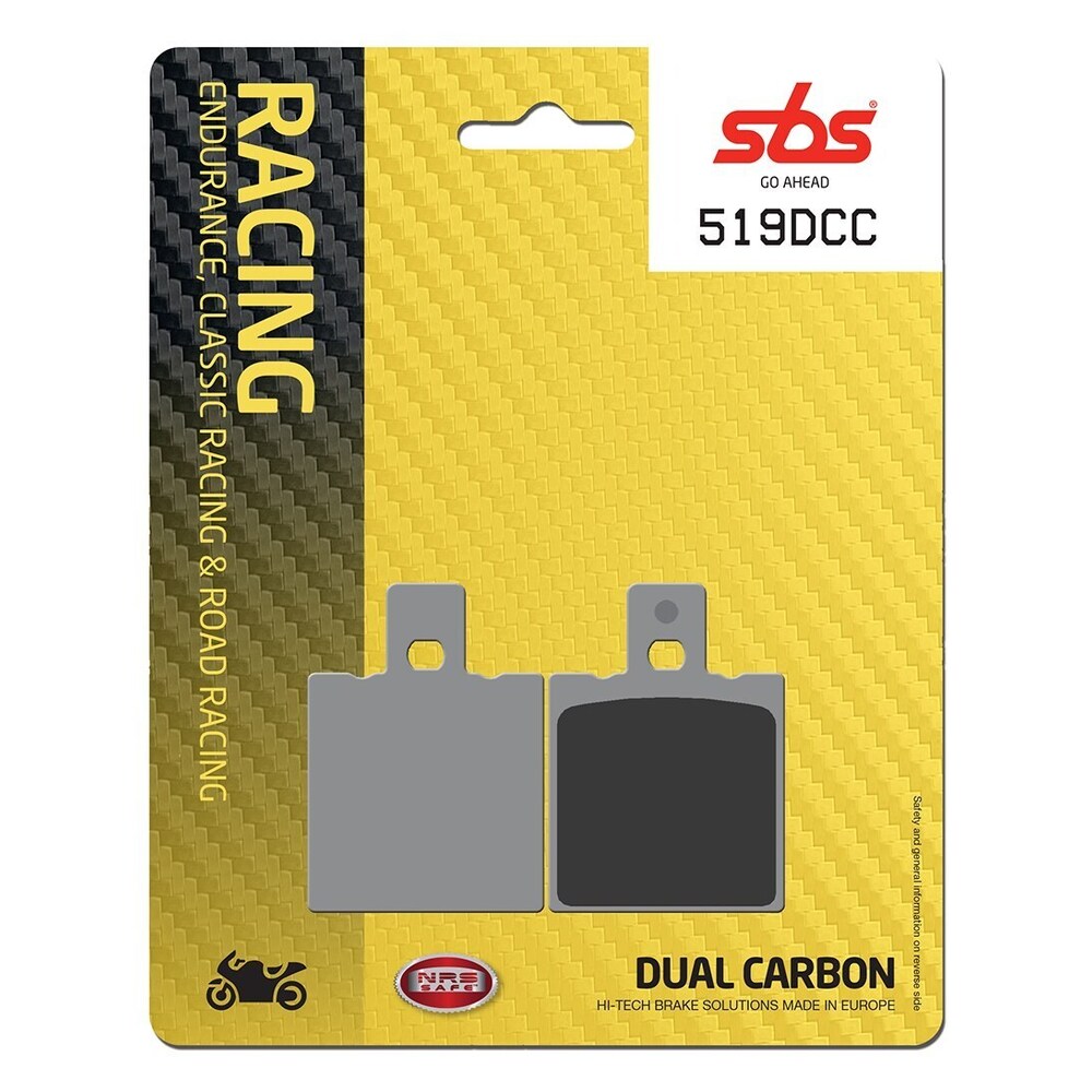 SBS FRICTION - Dual Carbon Classic Front Brake Pads (Track Use) (SBS 138)