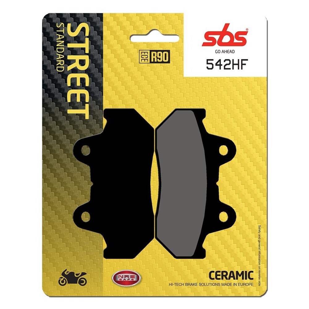 SBS FRICTION - Ceramic Front / Rear Brake Pads (SBS 160)