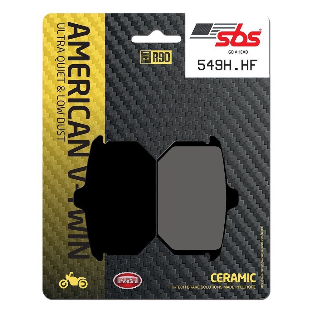 SBS FRICTION - Ceramic Rear H-D Brake Pads