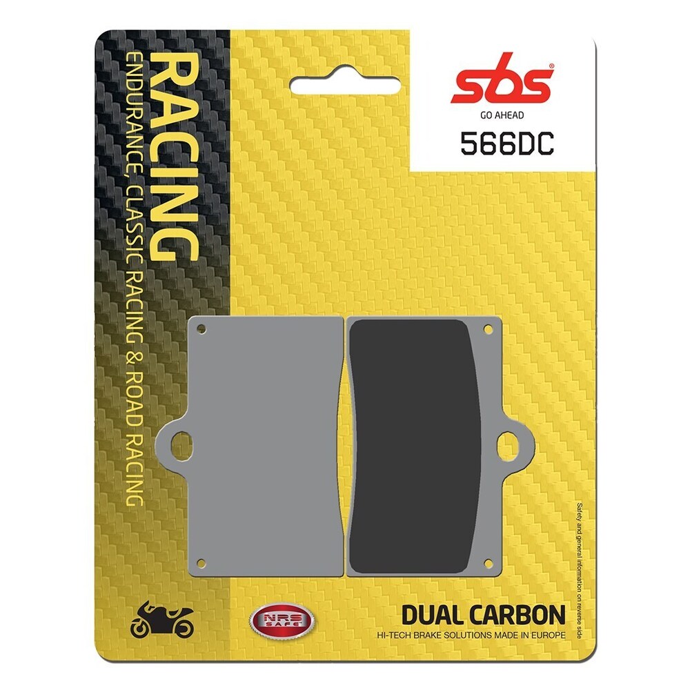 SBS FRICTION - Dual Carbon Front Brake Pads - (Track Use)