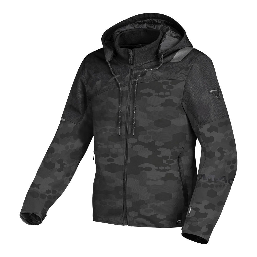 Macna Racoon Jacket Black/Grey Camo Large