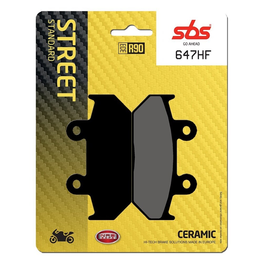 SBS FRICTION - Ceramic Front Brake Pads