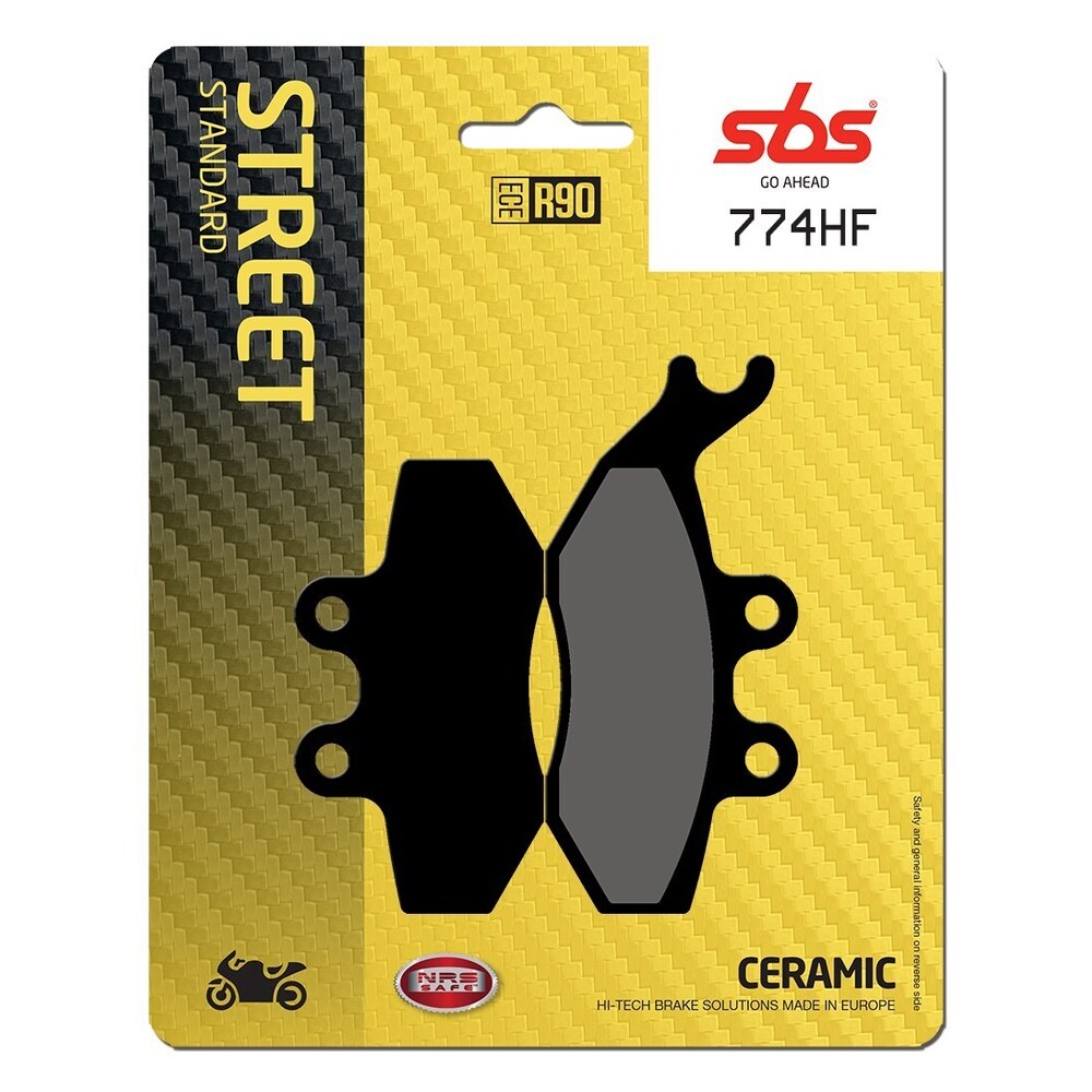 SBS FRICTION - Ceramic Front Brake Pads (SBS 168)