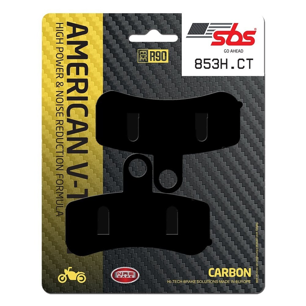 SBS FRICTION - Carbon Tech Front H-D Brake Pads