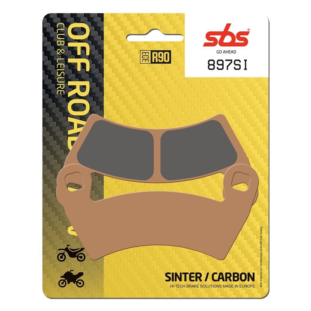 SBS FRICTION - Sinter Front / Rear Off Road Brake Pads