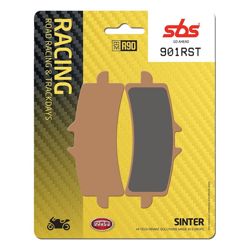 SBS FRICTION - Road Sport & Track Sinter Front Brake Pads (4mm backing plate)