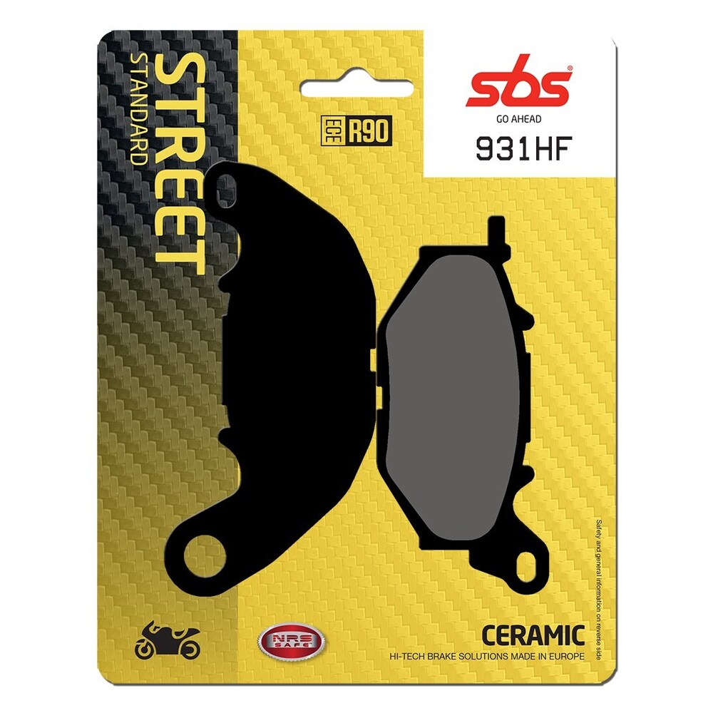 SBS FRICTION - Ceramic Front Brake Pads (SBS 229)