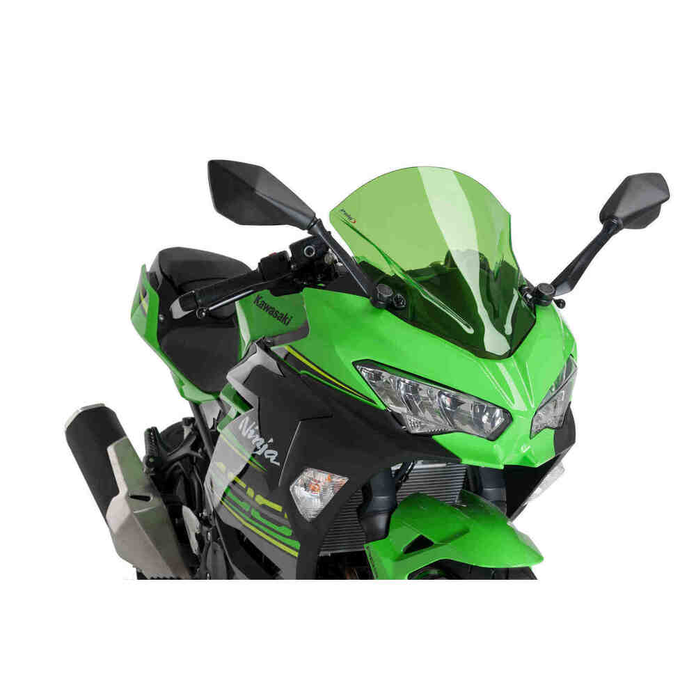 Puig Z-Racing Screen To Suit Kawasaki Ninja 400 (2018 - Onwards) - Green